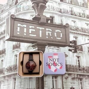 Fossil ES4632 Jacqueline Three-Hand Date Black Leather Watch